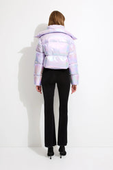 Fractals Puffer Jacket | Frosted Lilac Jackets Unreal Fur 