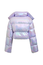 Fractals Puffer Jacket | Frosted Lilac Jackets Unreal Fur 