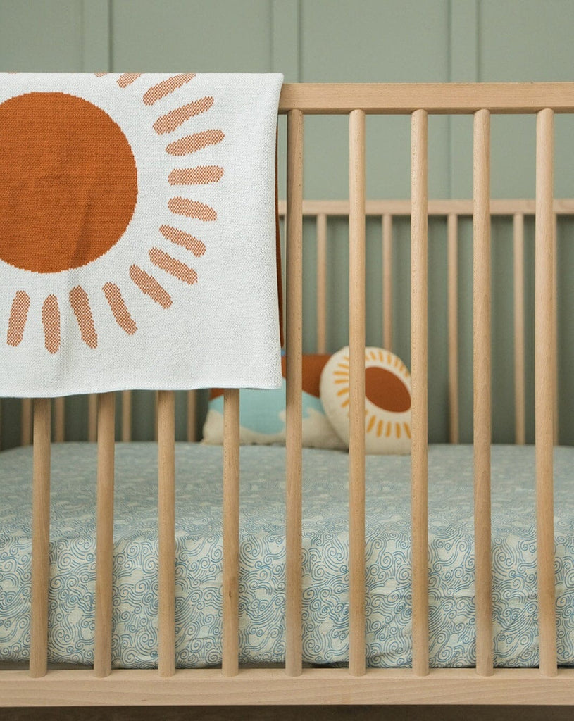 Go With The Flow Crib Sheets | Bohemian Mama Home & Nursery