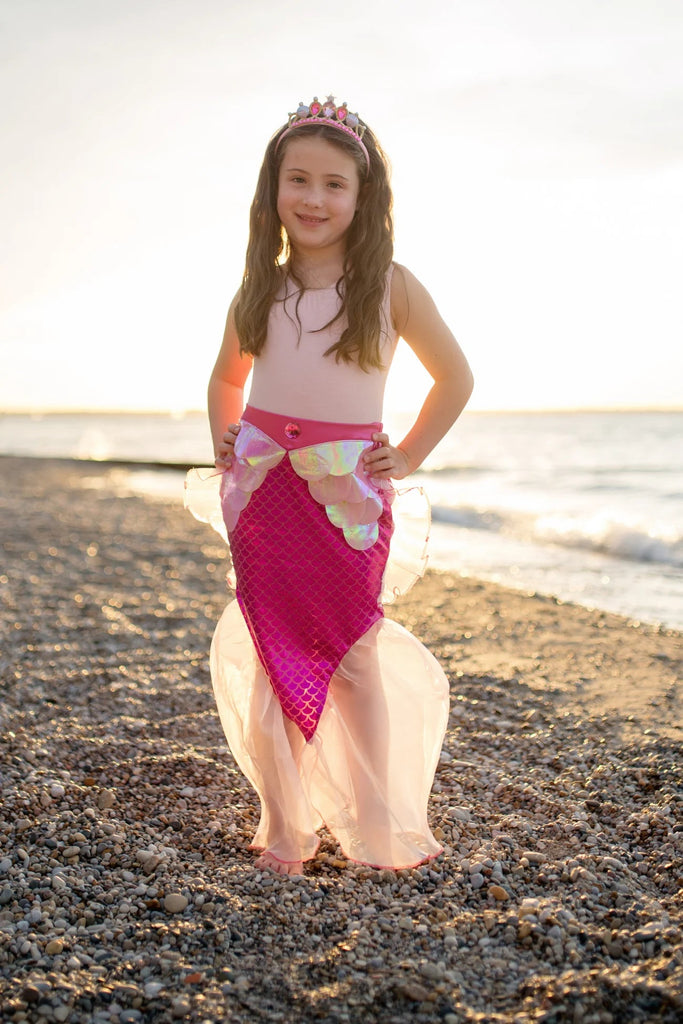Mermaid Glimmer Skirt Set | Pink by Great Pretenders USA