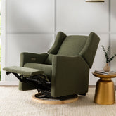 Kiwi Electronic Recliner and Swivel Glider | Boucle with USB Port Rocking Chairs Babyletto 