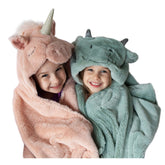 Uliana Unicorn Hooded Blanket Blanket MON AMI 