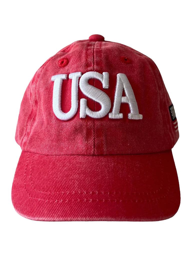 USA Kids Baseball Hat | Vintage Red Hats & Bonnets SpearmintLOVE S (1-3Y) 