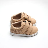Leather Woven Sneaker | Color 'Honey' Shoes Consciously Baby 2 (Soft Sole) 