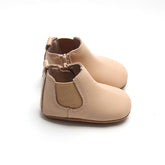 Leather Chelsea Boot | Color 'Honey' | Soft Sole Mitts & Booties Consciously Baby 