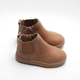 Leather Chelsea Boot | Color 'Sand' | Hard Sole Shoes Consciously Baby 