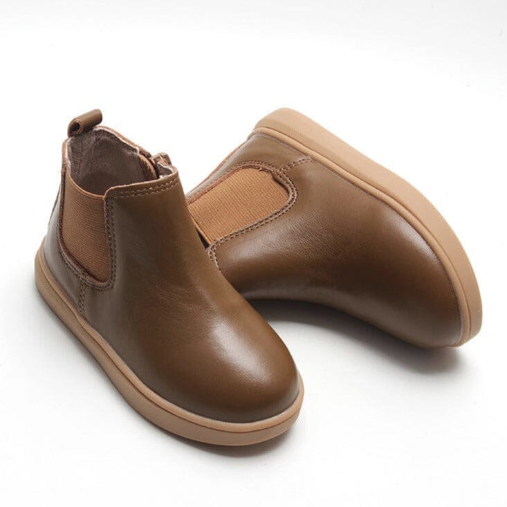 Leather Chelsea Boot | Color 'Espresso' | Hard Sole Shoes Consciously Baby 5 (12 - 18 months) 