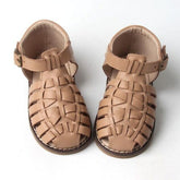 Leather Indie Sandal | Color 'Tan' | Hard Sole Shoes Consciously Baby 