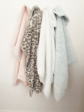 Charmante Luxe Faux Fur Baby Blanket-Blue Blanket MON AMI 