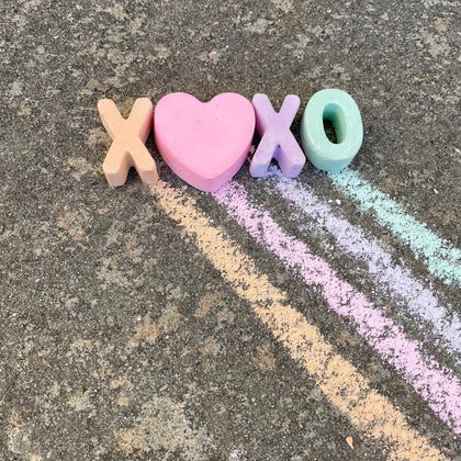 XOXO | Handmade Sidewalk Chalk Outdoor Play TWEE 