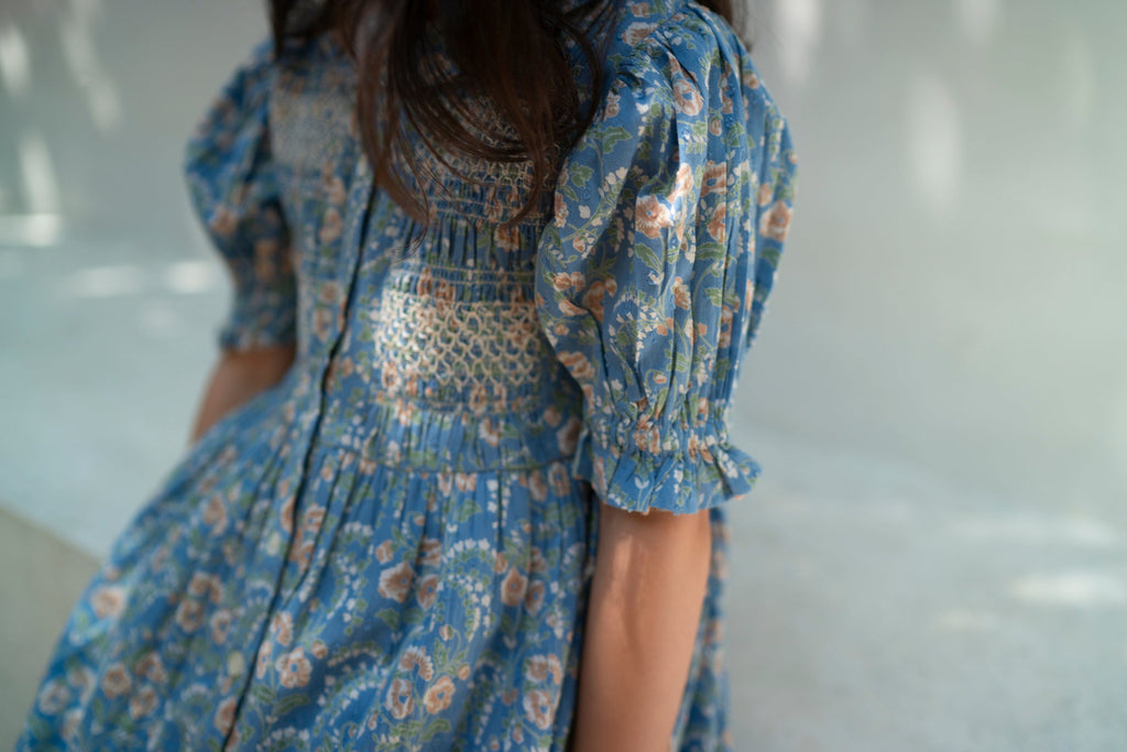 IVY DRESS, SUMMER BLOOMS PRINT by Lali Lali 