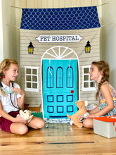 Pet Hospital Doorway Storefront with Vet's Kit Play Tent Role Play Kids 