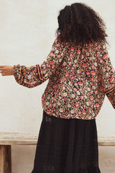 Impala Lily Tie Blouse | Night Blossom Blouses Spell 