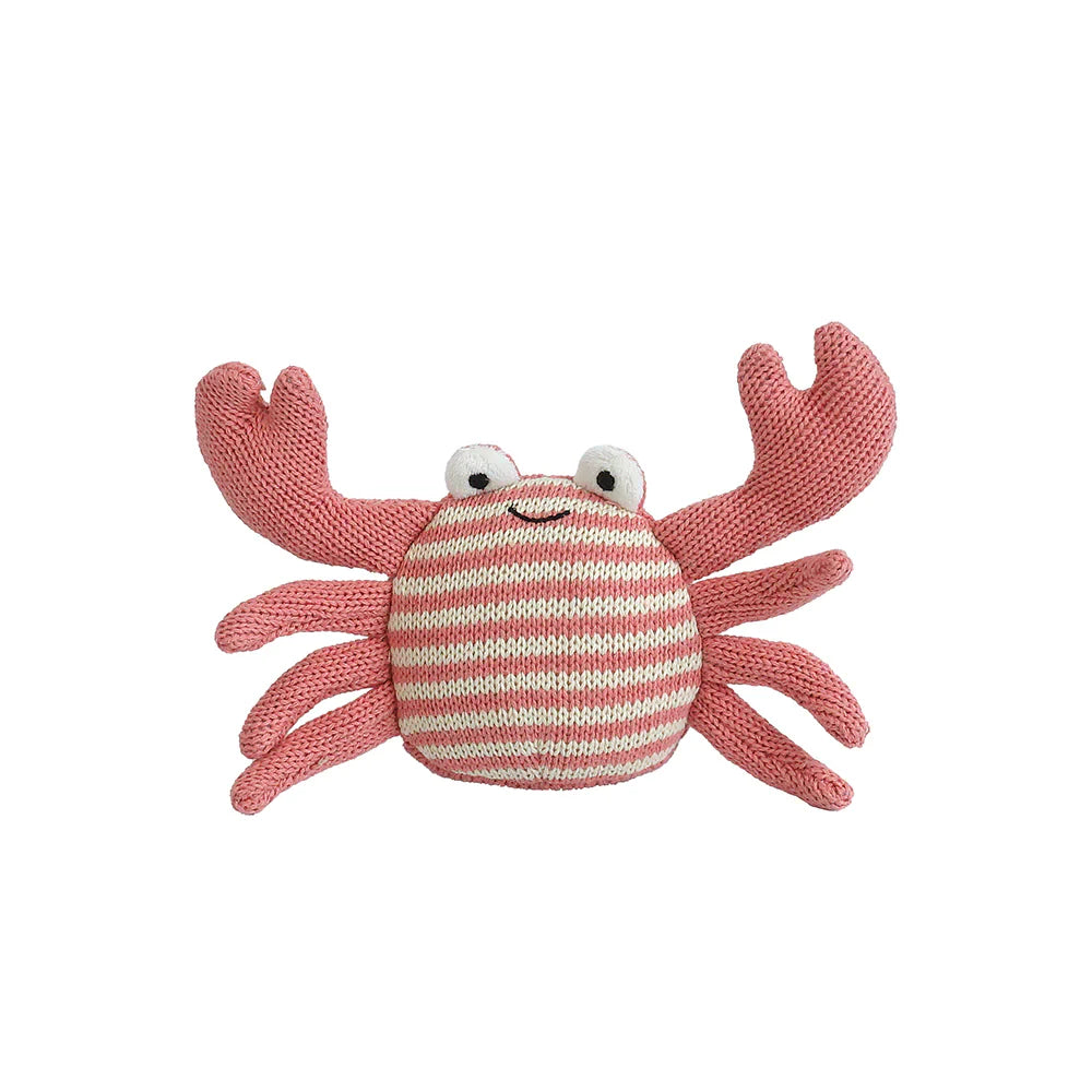 Caldwell Crab Knit Rattle Rattle MON AMI 