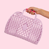 Retro Basket | Large Lilac Purses & Clutches Sun Jellies 