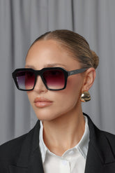 Lennox | Black/ Smoke Fade Sunglasses Otra Eyewear 