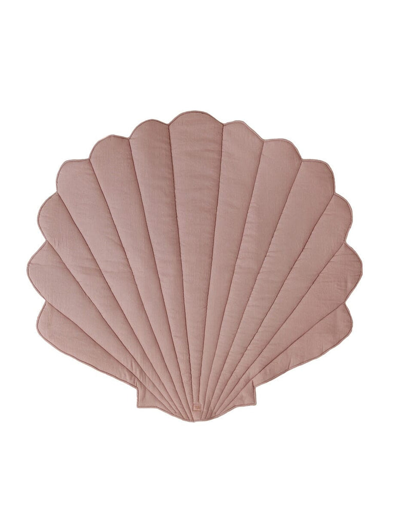 Linen “Powder Pink” Shell Mat Mat moimili.us 