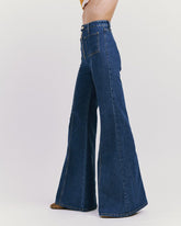bardot high waisted bells in filmore Pants stoned immaculate 