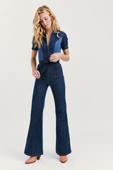 blue jean baby denim jumpsuit Jumpsuits stoned immaculate 
