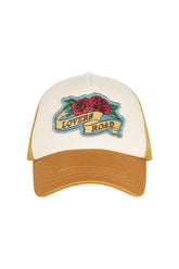 Lovers Road Trucker Hat | Mustard Hats Spell OS Mustard 