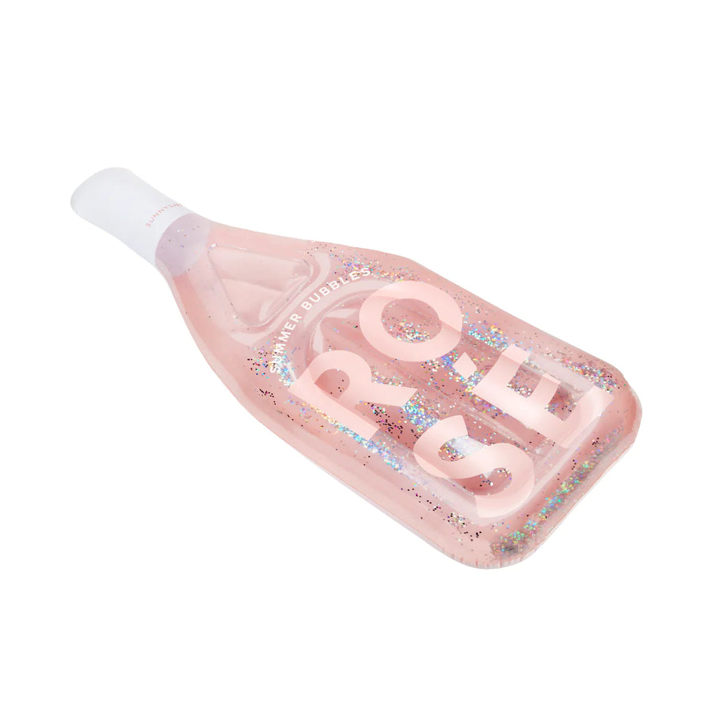 Luxe Lie-On Float Rose Bottle SunnyLife Multi O/S 