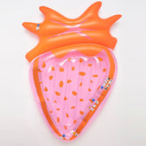 Luxe Lie-On Float Strawberry Pink Berry SunnyLife Pink/ Orange O/S 
