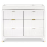 Tanner 6-Drawer Assembled Dresser | Warm White
