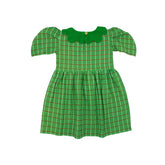 Mabel Girl Dress in Festive Green Dress Folklore Las Niñas 