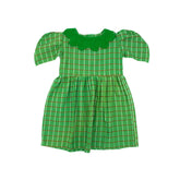 Mabel Girl Dress in Festive Green Dress Folklore Las Niñas 2Y Green 
