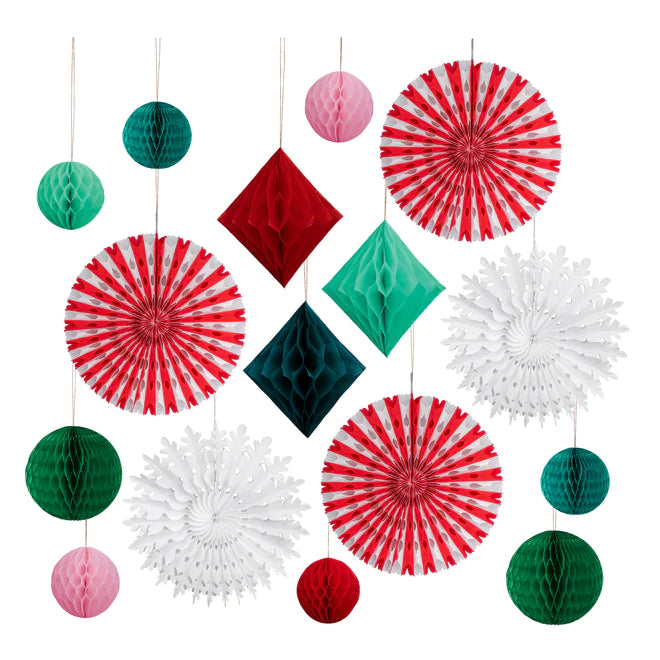Meri Meri | Christmas Honeycomb Decoration Kit