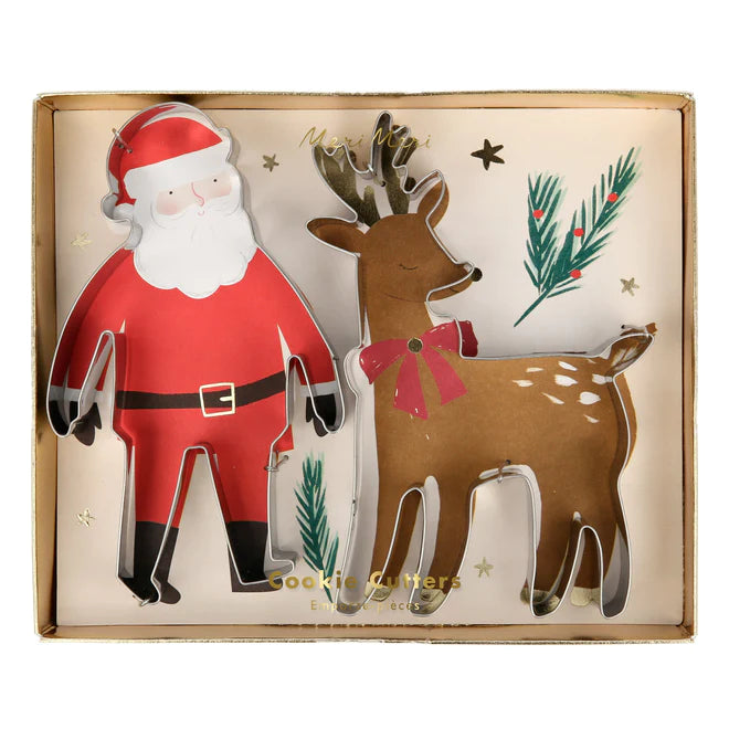 Meri Meri | Santa & Reindeer Christmas Cookie Cutters