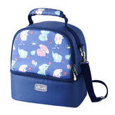 Elephant Lunch Box Cooler Lunch Boxes & Totes SUNVENO Blue Elephant 