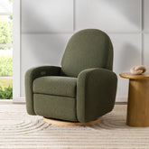 Nami Electronic Recliner and Swivel Glider Recliner | Olive Boucle Babyletto 