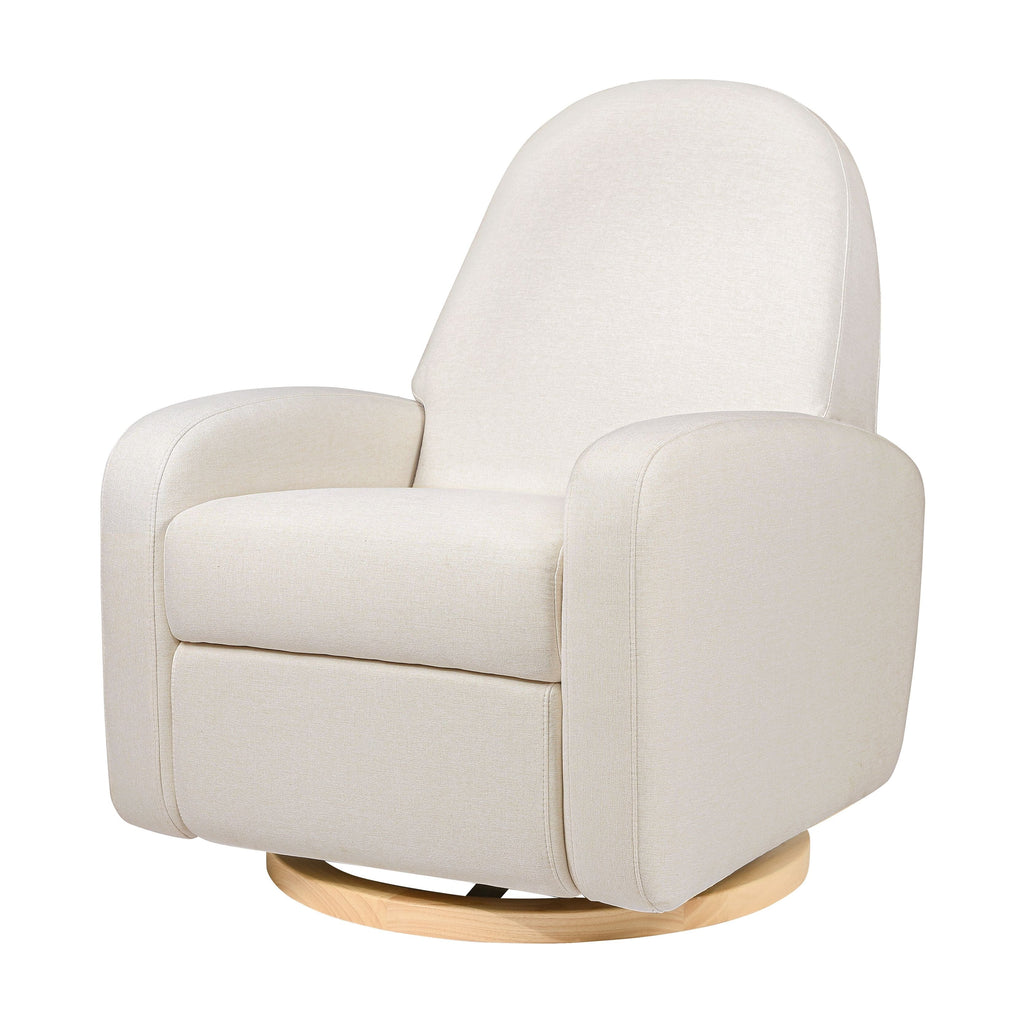 Nami Recliner and Swivel Glider Water Repellent & Stain Resistant | Performance Cream Eco-Weave Babyletto 