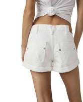 Beginner's Luck Slouch Shorts | Optic White Shorts Free People 