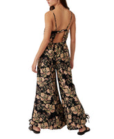 Stand Out Printed 1 Piece | Black Combo Jumpsuit Free People 