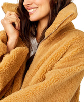 Get Cozy Teddy | Camel Outerwear Free People 