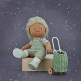 Rattan Doll Luggy | Mint