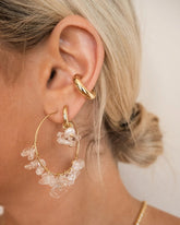Rock Candy Wire Hoops | Gold Earrings Luv Aj 
