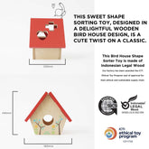 Woodland Bird House Shape Sorter Educational Toys Le Toy Van, Inc. 
