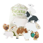 Farmyard Stacking Animals & Bag Educational Toys Le Toy Van, Inc. 