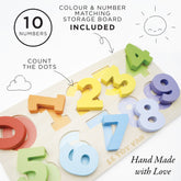 Counting Wooden Numbers Shape Sorter Educational Toys Le Toy Van, Inc. 