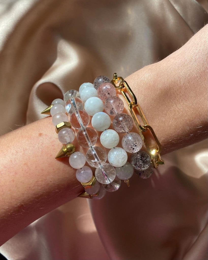 Remix Bracelet | Rock Crystal Quartz Bracelets Rachel Nathan Designs 