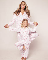 Kid's Twill Pajama Set in Flamingos Children's Pajamas Petite Plume 