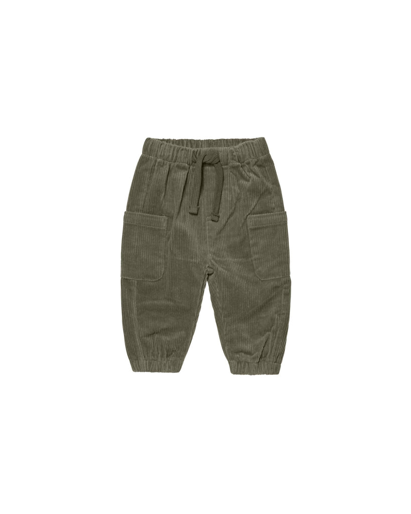 Luca Pant || Forest Bottoms Quincy Mae 0-3M FOREST 