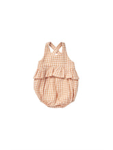 Penny Romper | Melon Gingham Jumpsuits & Rompers Quincy Mae 0-3M Melon-Gingham 