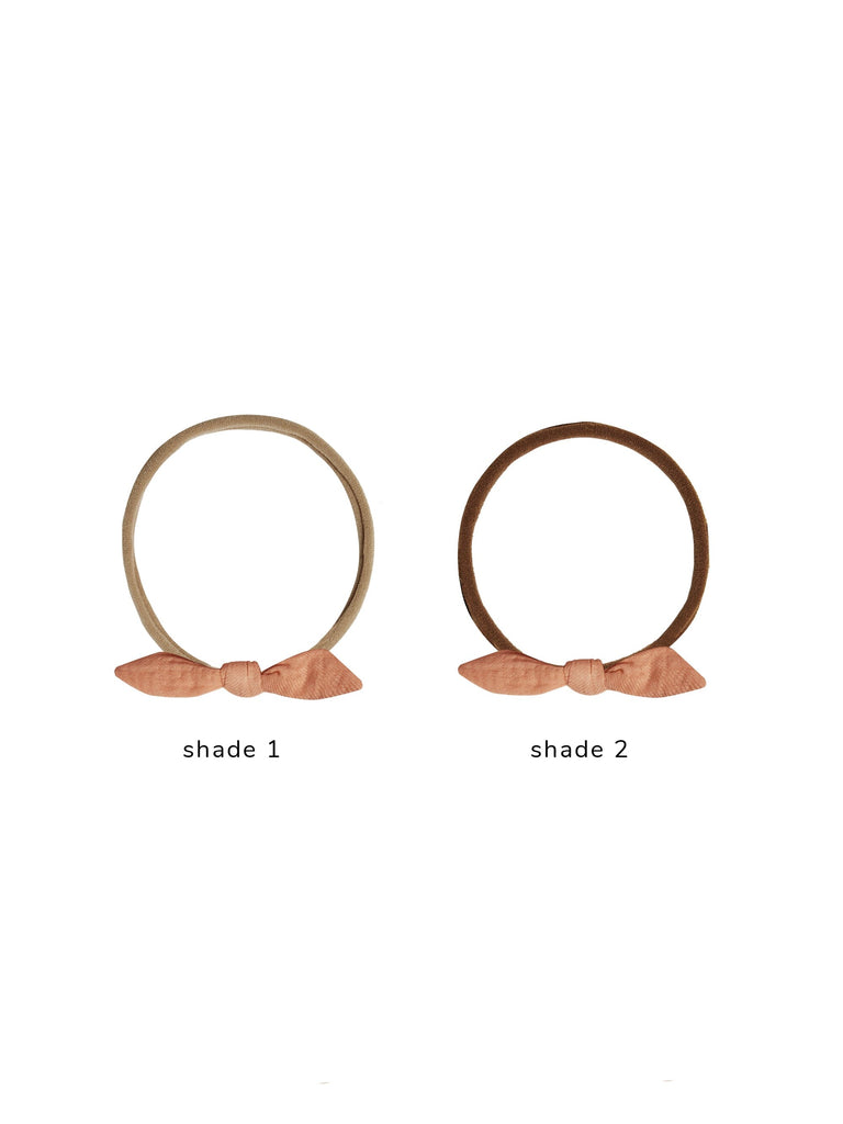 Little Knot Headband | Melon Bows & Headbands Quincy Mae Beige 0-6M 