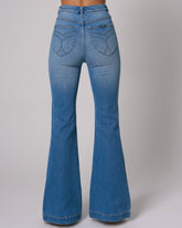 Eastcoast Flare Kate | Mid Vintage Blue Jeans Rolla's 