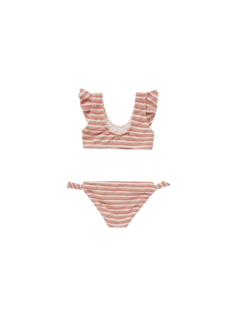 Ojai Bikini | Pink Stripe Swimwear Rylee & Cru 