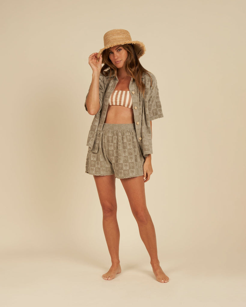 Terry Cover-Up Set | Palm Check Sets Rylee & Cru 